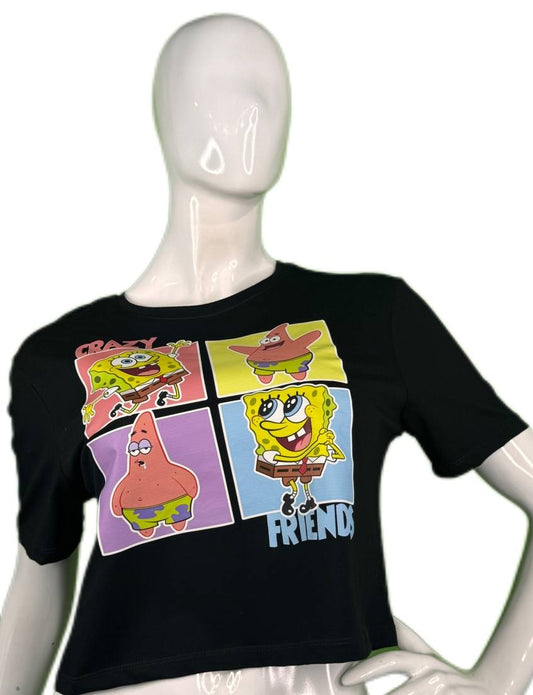 Camiseta corte medio 100